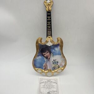 Elvis Presley Guitar Wall Plaque “1974 The Vegas Legend ” Bradford Exchange